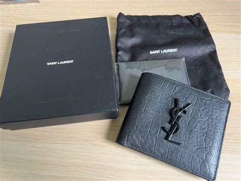 ysl mens bifold wallet